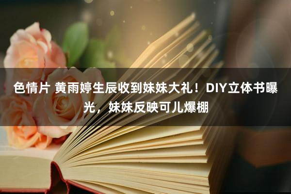 色情片 黄雨婷生辰收到妹妹大礼！DIY立体书曝光，妹妹反映可儿爆棚