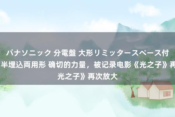 パナソニック 分電盤 大形リミッタースペース付 露出・半埋込両用形 确切的力量，被记录电影《光之子》再次放大