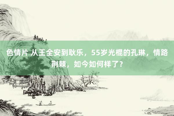 色情片 从王全安到耿乐，55岁光棍的孔琳，情路荆棘，如今如何样了？