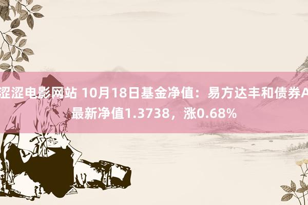 涩涩电影网站 10月18日基金净值：易方达丰和债券A最新净值1.3738，涨0.68%