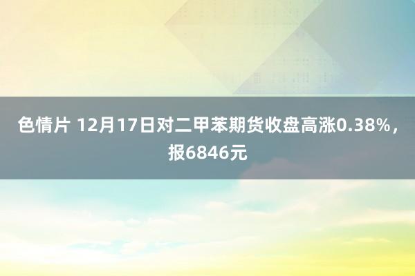 色情片 12月17日对二甲苯期货收盘高涨0.38%，报6846元